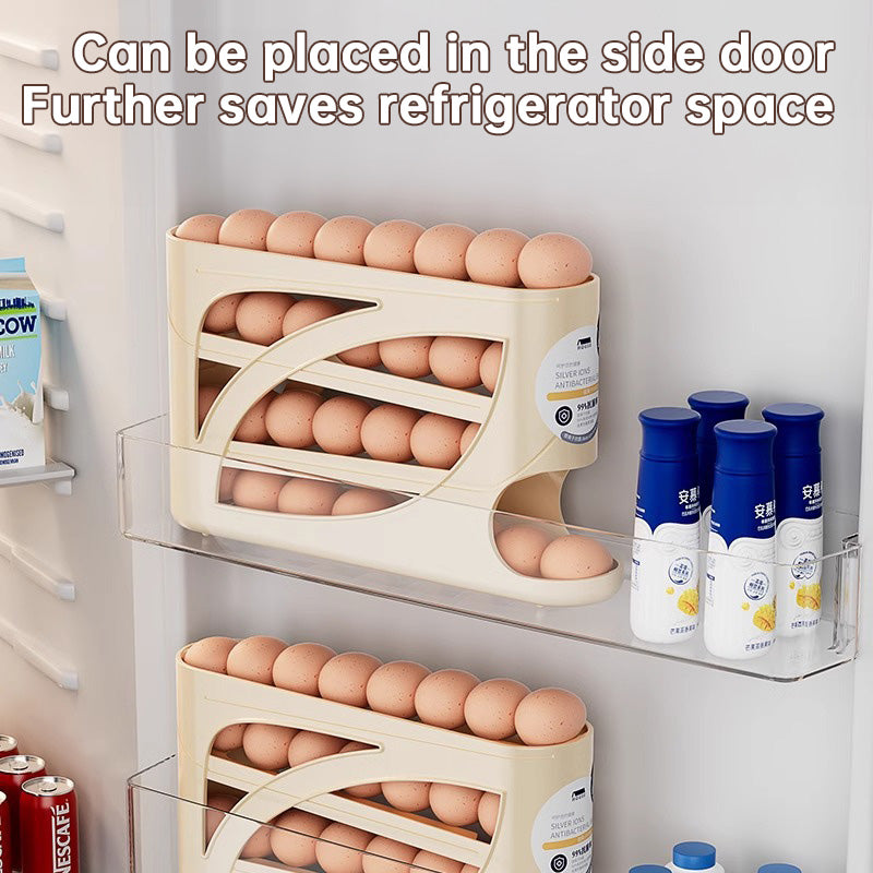 Slim 30-Egg Rolling Refrigerator Dispenser