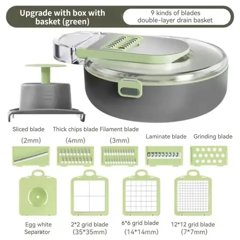Multifunctional Vegetable Chopper & Slicer