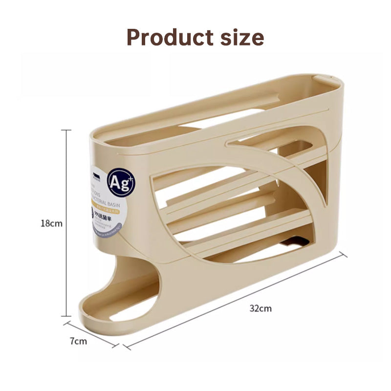 Slim 30-Egg Rolling Refrigerator Dispenser