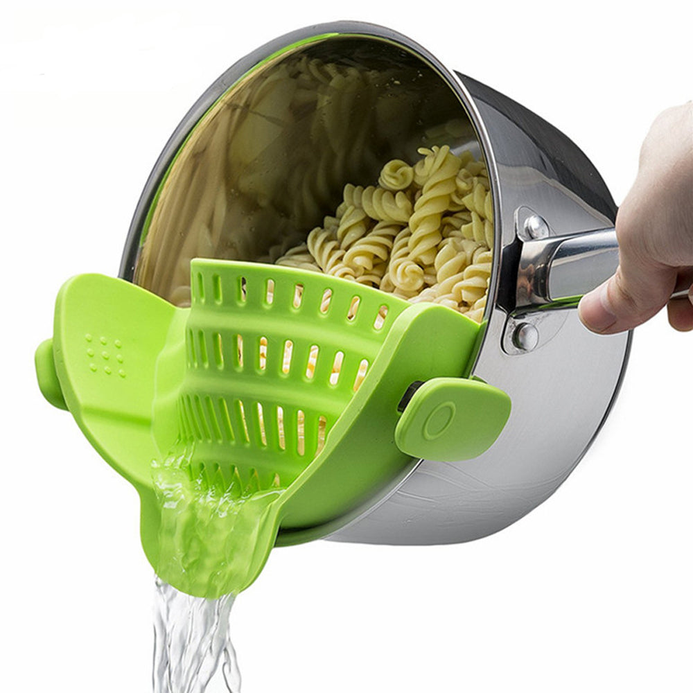 Clip-On Silicone Pot Strainer
