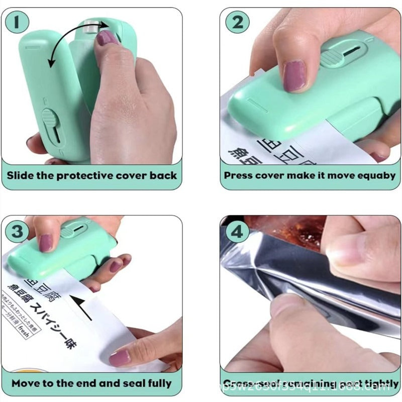 2-in-1 Mini Bag Sealer & Cutter