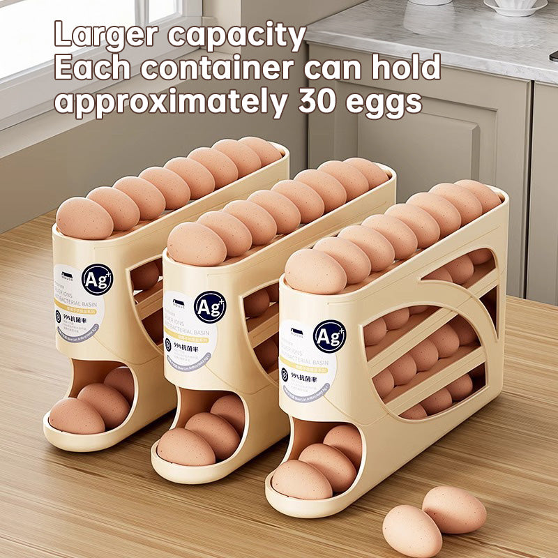 Slim 30-Egg Rolling Refrigerator Dispenser
