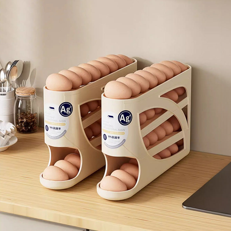Slim 30-Egg Rolling Refrigerator Dispenser