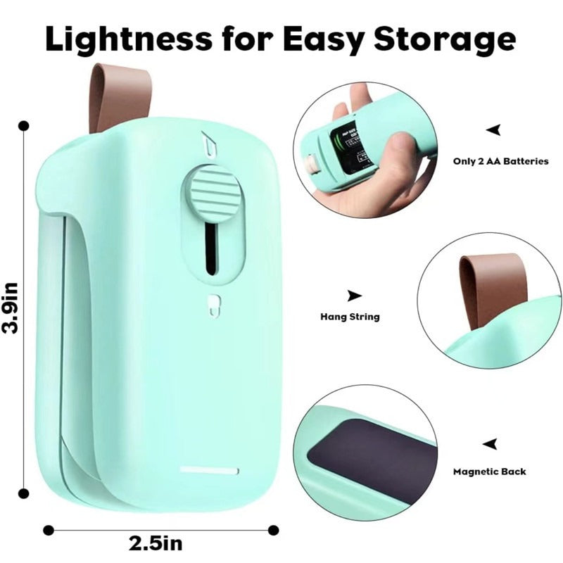 2-in-1 Mini Bag Sealer & Cutter
