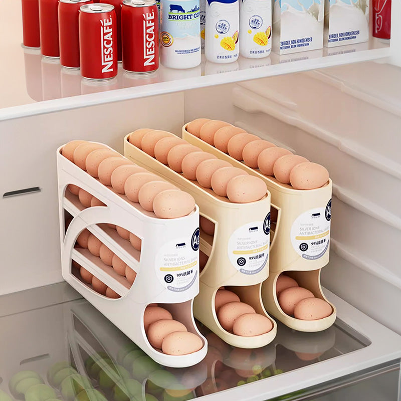 Slim 30-Egg Rolling Refrigerator Dispenser