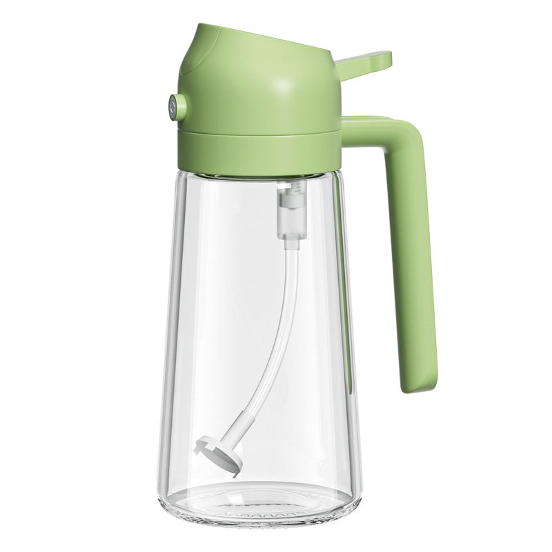 2-in-1 Glass Oil Sprayer & Pour Dispenser