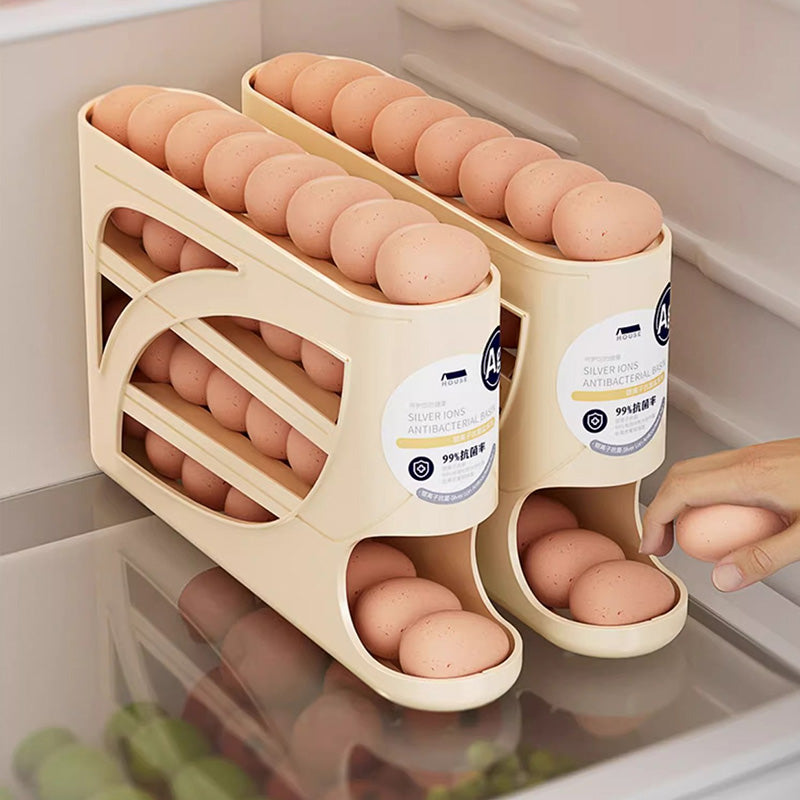 Slim 30-Egg Rolling Refrigerator Dispenser