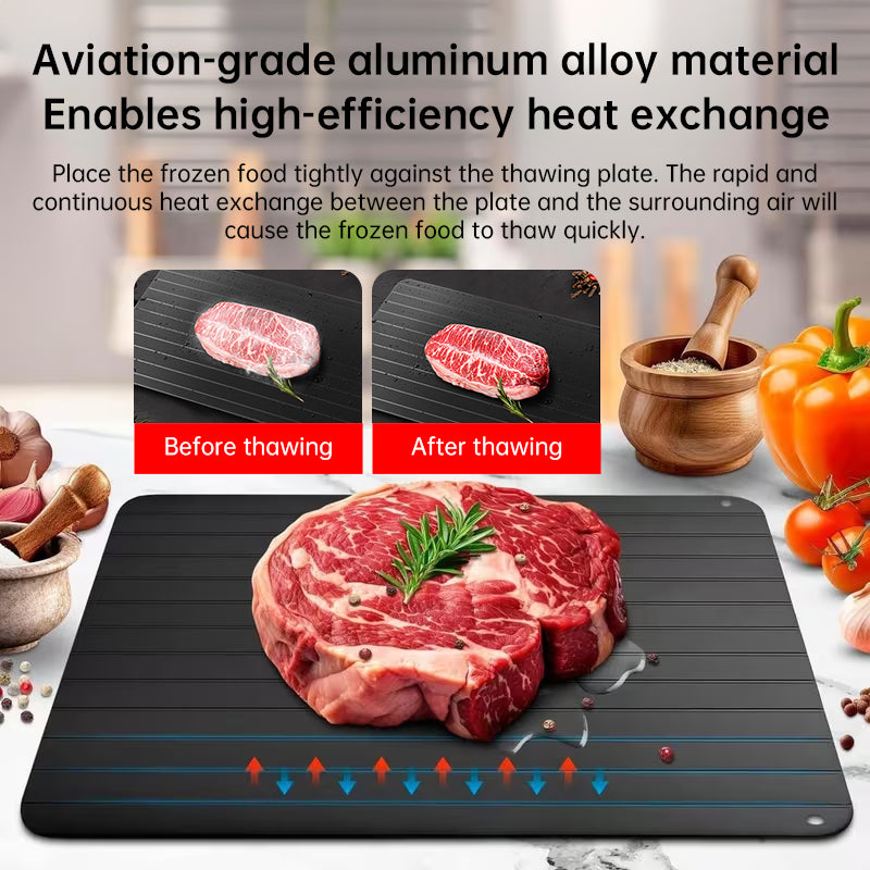 Grooved Aluminum Thawing Tray